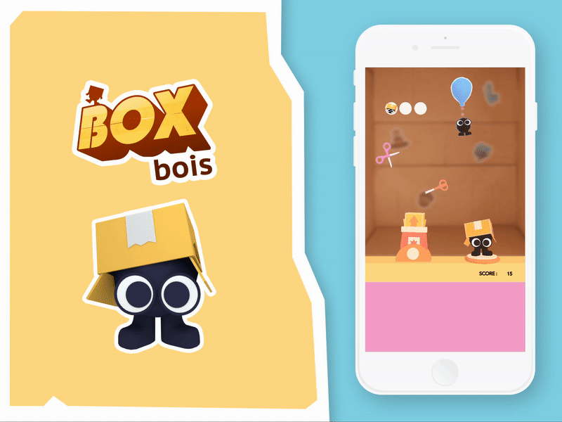 Box Bois - Mobile Game animation bois box c4d character game mobile snapchat social