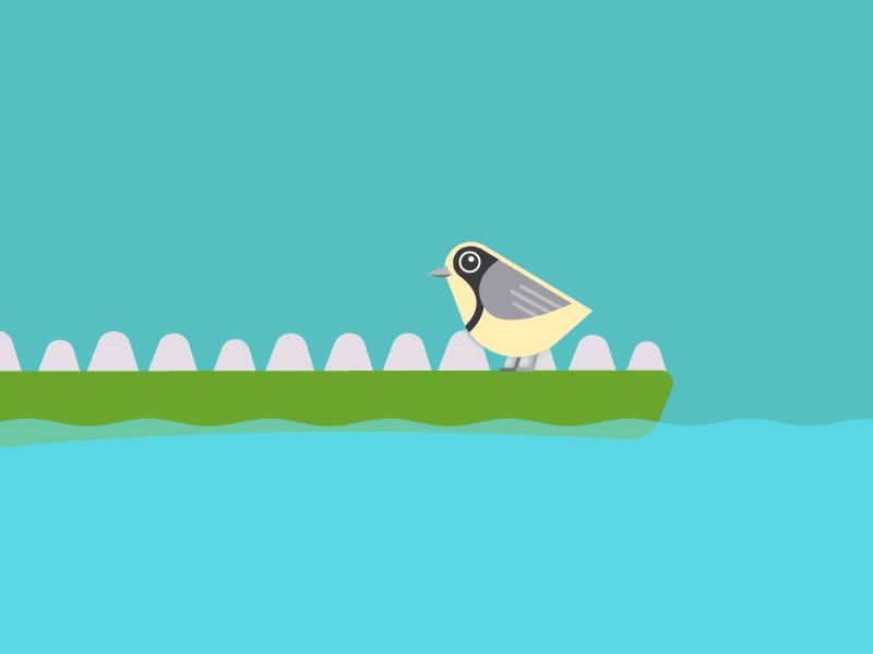 Relationships Matter - Linkedin animation bird character croc crocodile humor loop motion plover rubber hose water