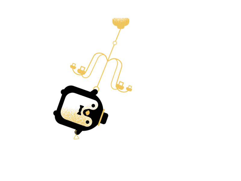Party Penguin - Mixed.Parts sound classy mixed parts bowtie hat top martini chandelier penguin fancy