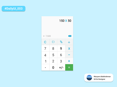 Calculator Ui Design For Mobile App design graphic design illustration ui ux web