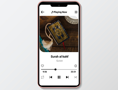 Music player design illustration ui ux web