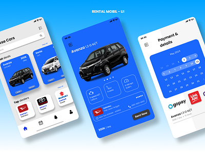 Car Rental 3d animation app branding car car rent design graphic design illustration logo motion graphics ui