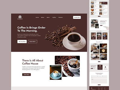 Roots Coffee - Coffee Shop Landing page