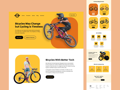 Bike Shop WEB Landing Page