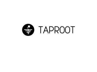 Taproot Logo Design affinitydesigner branding flat icon logo minimal typography vector art