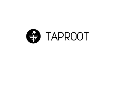 Taproot Logo Design affinitydesigner branding flat icon logo minimal typography vector art