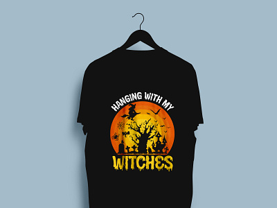 Halloween T- Shirt Design by Shipna Begum on Dribbble