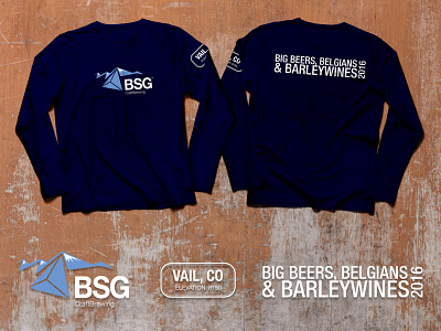 BSG Big Beers, Belgians & Barleywines Shirt apparel design logo swag typography