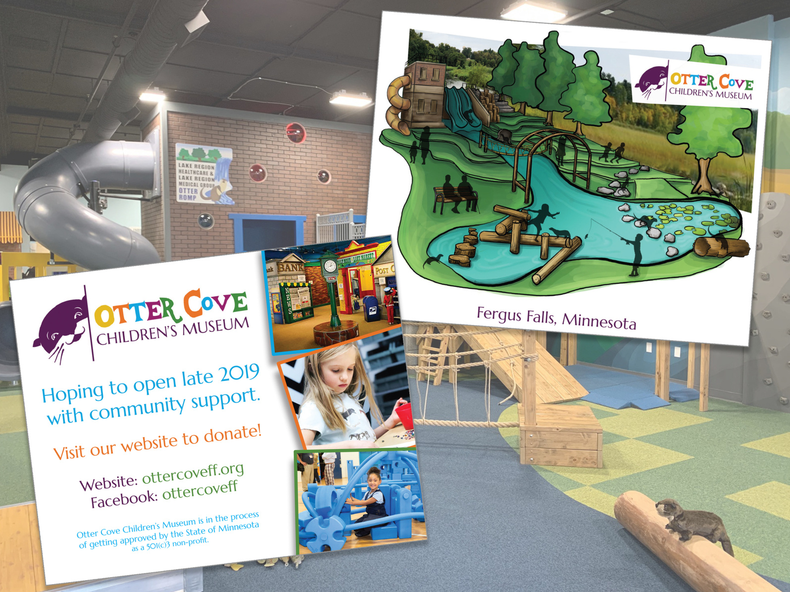 Otter Cove Children's Museum postcard by Ryan Anderson on Dribbble