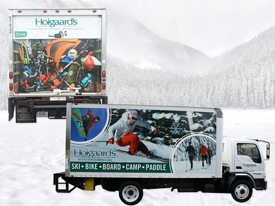 Hoigaard's Box Truck design large format vehicle graphics