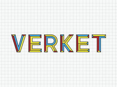 VERKET grid play typography