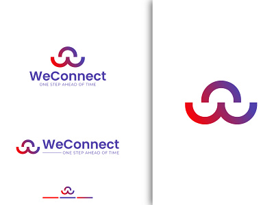 WeConnect Logo Design For Social Media Apps