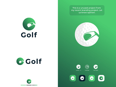 Minimalist Golf Logo Design