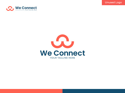We Connect Minimalist Logo Design