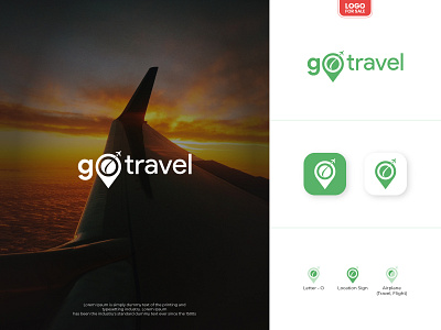 Travel Agency Logo Design (gotravel) | Unused Logo o logo