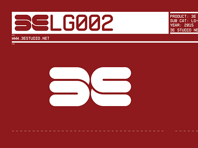 3E Studio Logotypes & Brands V.2 Collection // Red