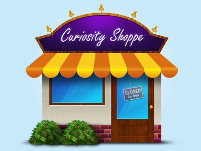 Curiosity Shoppe photoshop shop shoppe store