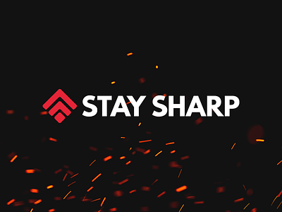 Stay Sharp logo branding crossfit design logo logotype massage sport
