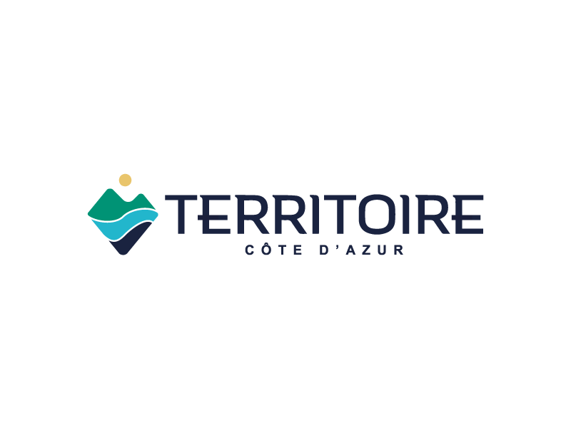 Territoire - french riviera branding cote dazur design logo logotype mountain sea tourism
