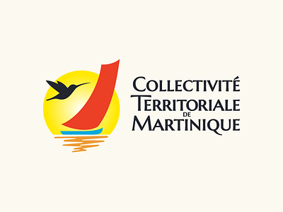 C T M branding exotic hummingbird island logo sail typography
