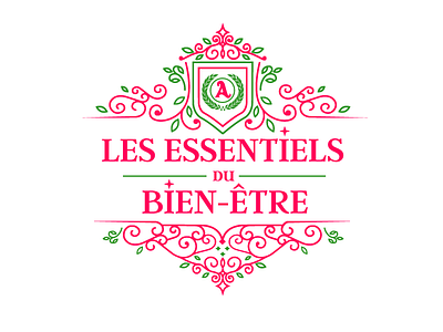 Les esssentiel du Bien-être art typography well being wellness