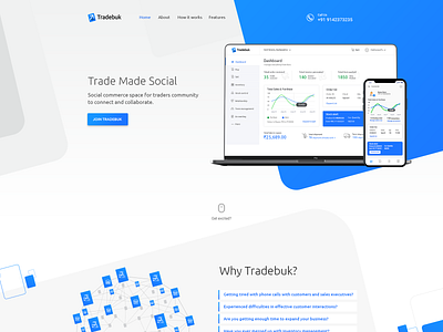 Ttradeuk B2B product landing page