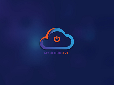 MyCloudLive brand identity & UI Design branding design graphic design logo ui web