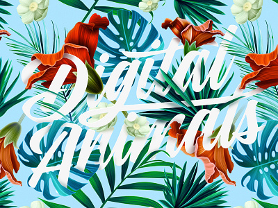 Digital —Animals—Spring—2016 botanic clean digital digitalanimals g illustration jungle pattern spring