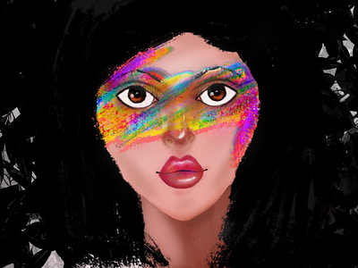 Basic digital face art