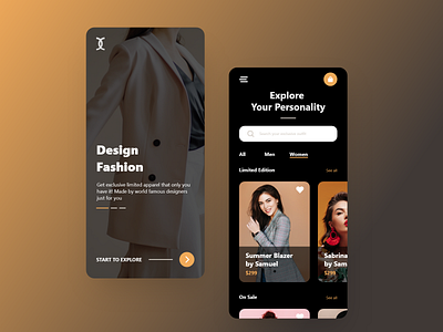 [mobile app] fashion design