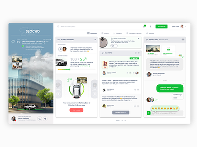 Dashboard building dashboard layout minimalistic mobile parking responsive ui ux