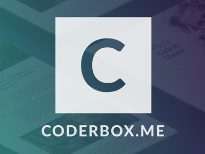 Coderbox landing page portfolio resume