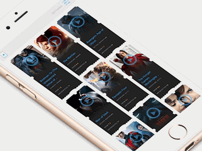 Bd Ratings animation bdratings gif mobile movie ui ux