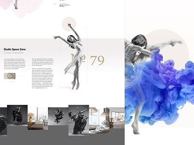 Pirouette - Dance Theme ballet clean clouds dance dancing design homepage landing page layout minimalistic theme word press