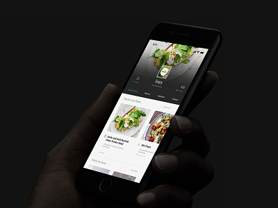 Thanky food layout minimalist minimalistic mobile mobile app mobile app design