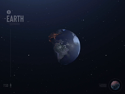 Earth (Pamant) 1 3d aftereffects animation earth space
