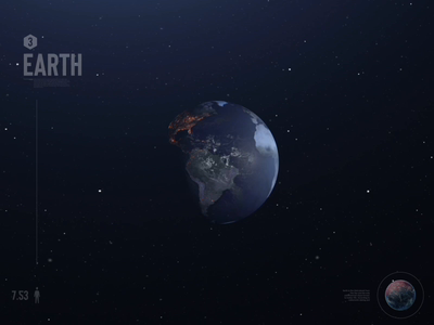 Earth (Pamant) 1 3d aftereffects animation earth space