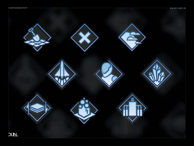 Dual Universe - Talent System Icons blue dual universe futuristic gui icon set iconography icons mmorpg sci fi scifi skills talents videogames