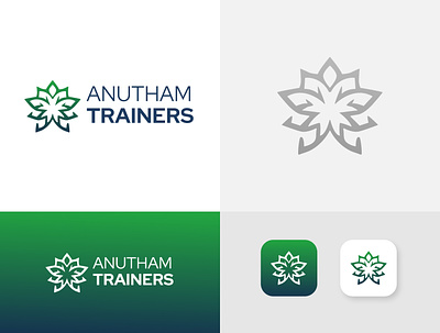 Brand Identity For Anutham Trainers branding design graphic design illustration logo typography vector