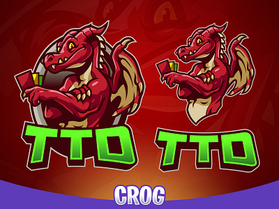 Logo Esport - TTD branding cardgame dragon esport esportlogo gamer logo logoesport mascot streamer twitch