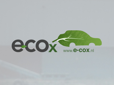 Logo e-cox branding eco logo