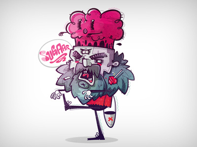 Sugaaaar bkopf brain halloween sugar zombi