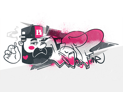 Bkopf Style bkopf bkopfone character graffiti sketch style
