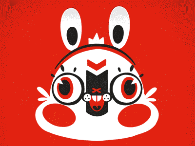 Evil Bunny animation 2d bkopf bkopfone character gif halloween rabbit spooky