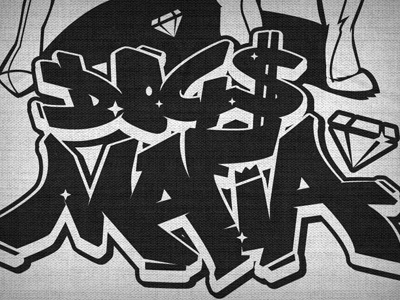 dogs mafia bkopf bkopfone dog dogs evil graffiti type typograohy