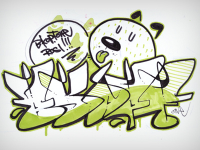 letter sketching bkopf bkopfone dog graffiti letter sketch style