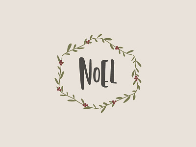 Noel christmas handlettering holiday holly lettering noel winter
