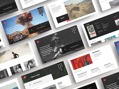 Michelangelo Antonioni new Website antonioni ui ui design ux website website design