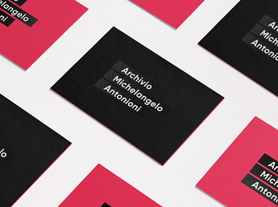 Archivio Michelangelo Antonioni — Business cards antonioni blow up branding business card mockup businesscard design director grid michelangelo movie uv