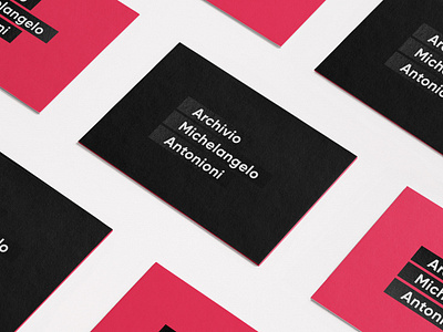 Archivio Michelangelo Antonioni — Business cards antonioni blow up branding business card mockup businesscard design director grid michelangelo movie uv